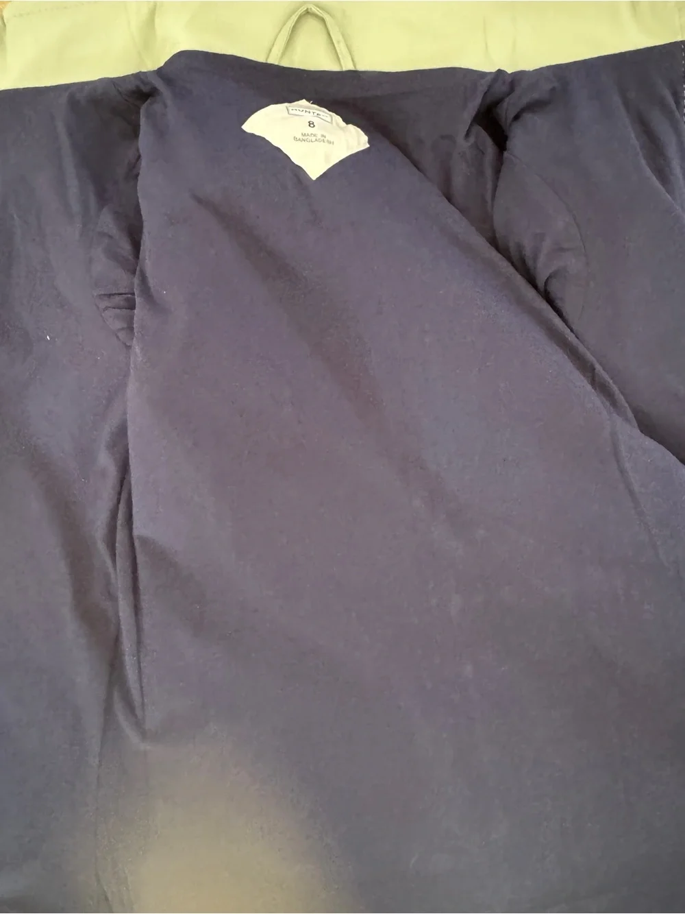 Hunter New Boys Water Resistant Long Hooded Rain Jacket in Green size 8Y NWT